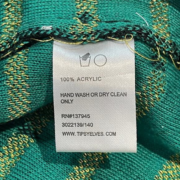 Tipsy Elves Christmas Tree Tassel Ugly Holiday Party Sweater Size Small - Picture 4 of 4